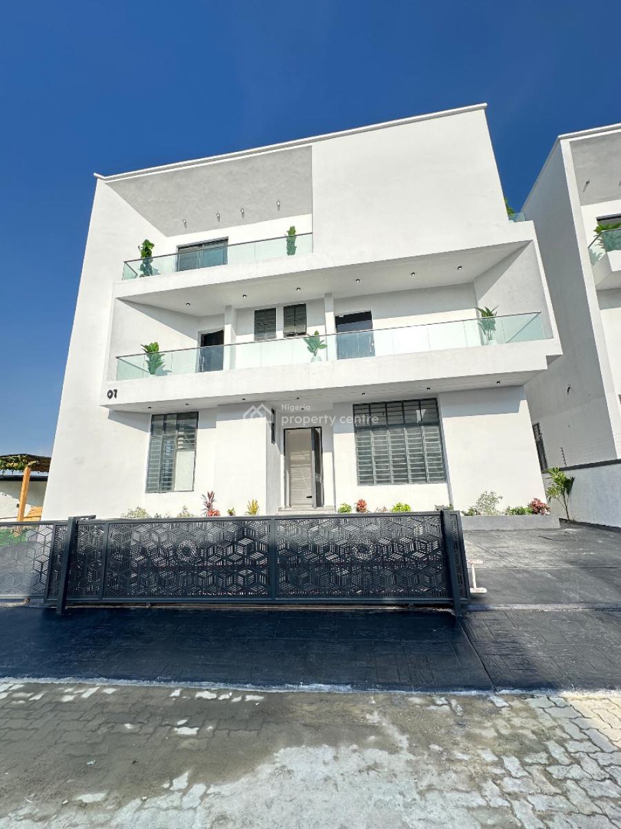 5 Bedroom Fully Detached with Bq, Cinema, Rooftop, Pool, Gazebo and Gy, Chevron, Lekki, Lagos, Detached Duplex for Sale