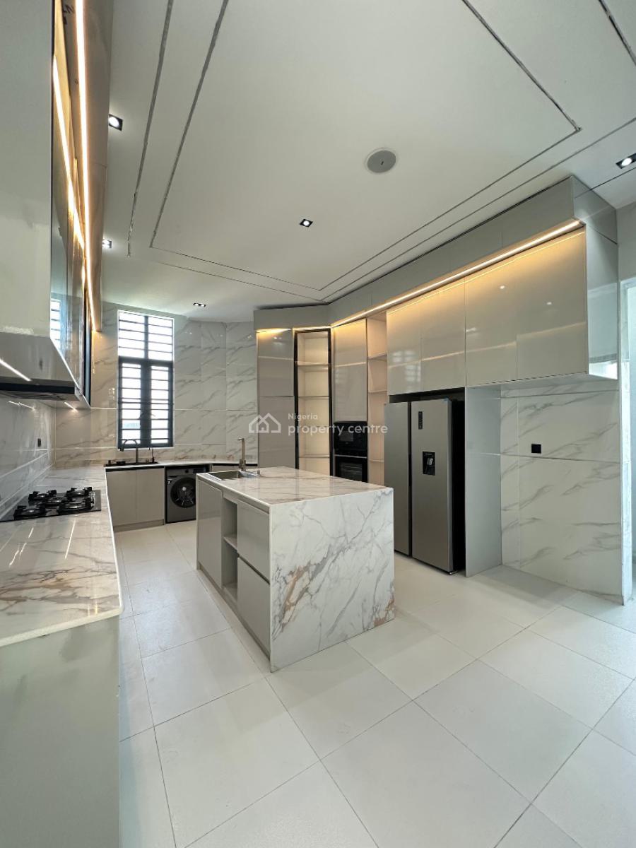 5 Bedroom Fully Detached with Bq, Cinema, Rooftop, Pool, Gazebo and Gy, Chevron, Lekki, Lagos, Detached Duplex for Sale