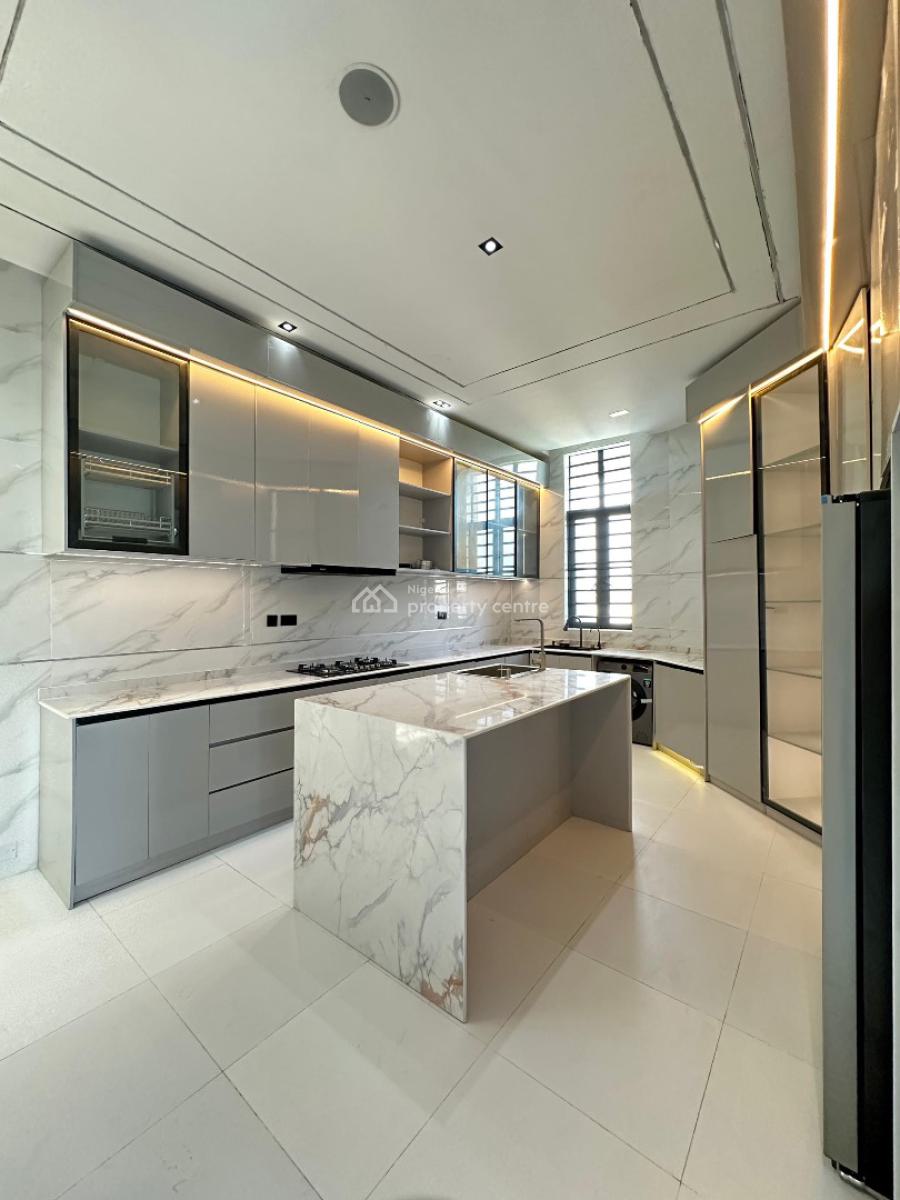 5 Bedroom Fully Detached with Bq, Cinema, Rooftop, Pool, Gazebo and Gy, Chevron, Lekki, Lagos, Detached Duplex for Sale