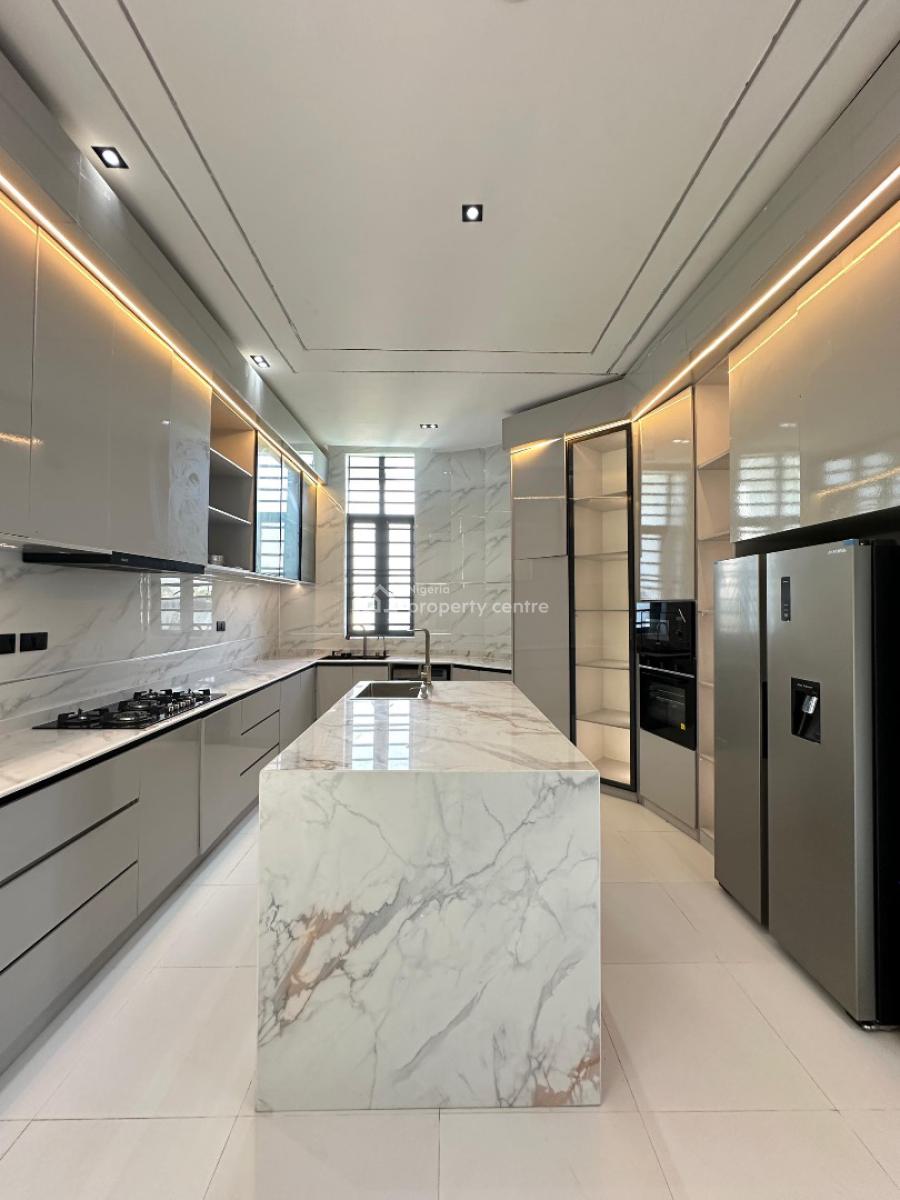 5 Bedroom Fully Detached with Bq, Cinema, Rooftop, Pool, Gazebo and Gy, Chevron, Lekki, Lagos, Detached Duplex for Sale