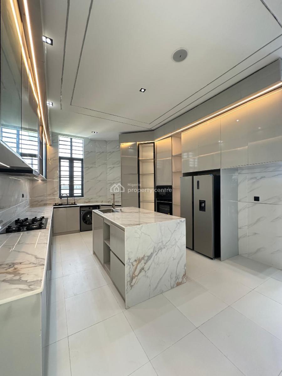 5 Bedroom Fully Detached with Bq, Cinema, Rooftop, Pool, Gazebo and Gy, Chevron, Lekki, Lagos, Detached Duplex for Sale