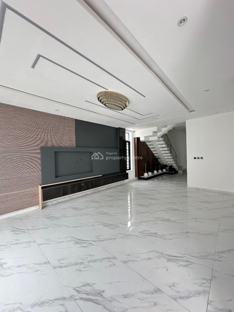 5 Bedroom Detached with Bq, Cinema, Gym, Study Room, Pool, Rooftop Ter, Chevron, Lekki, Lagos, Detached Duplex for Sale