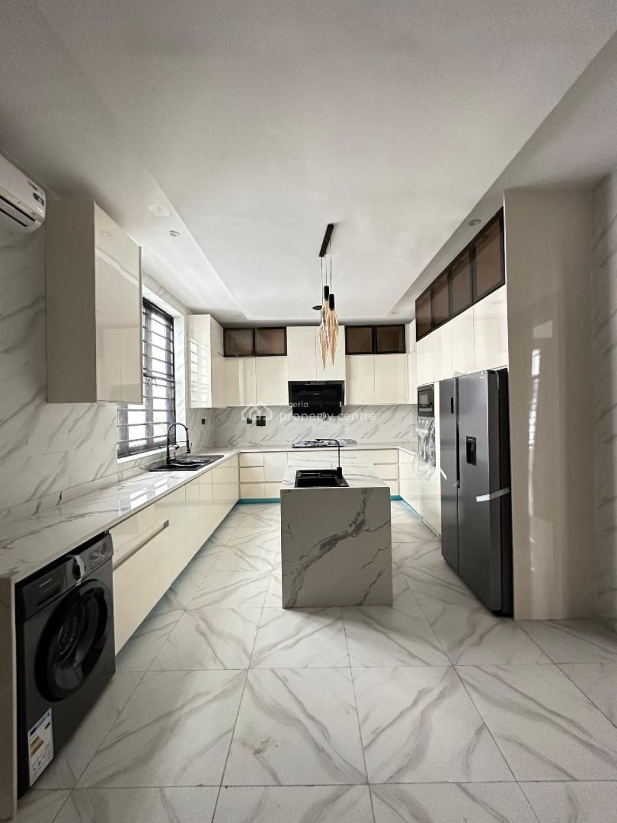 5 Bedroom Detached with Bq, Cinema, Gym, Study Room, Pool, Rooftop Ter, Chevron, Lekki, Lagos, Detached Duplex for Sale
