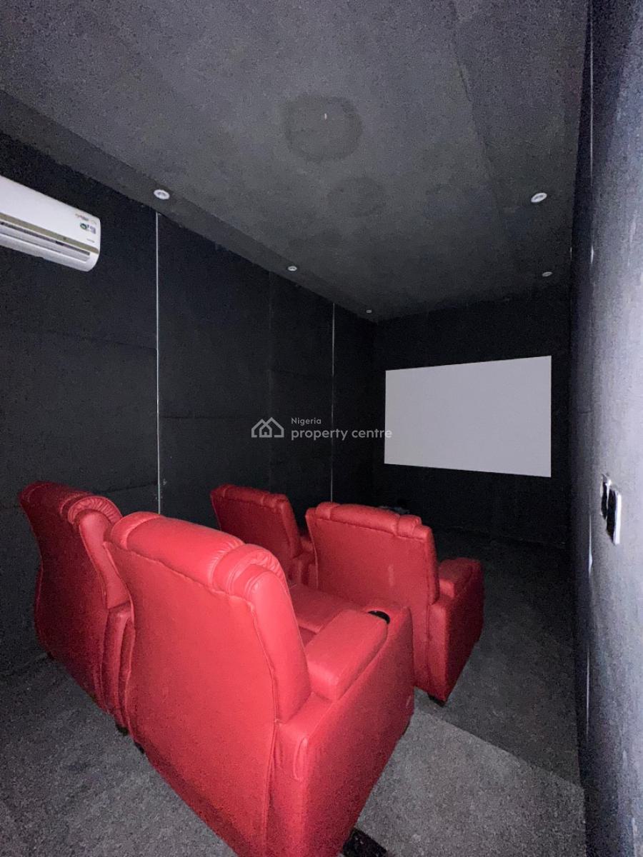 5 Bedroom Detached with Bq, Cinema, Gym, Study Room, Pool, Rooftop Ter, Chevron, Lekki, Lagos, Detached Duplex for Sale