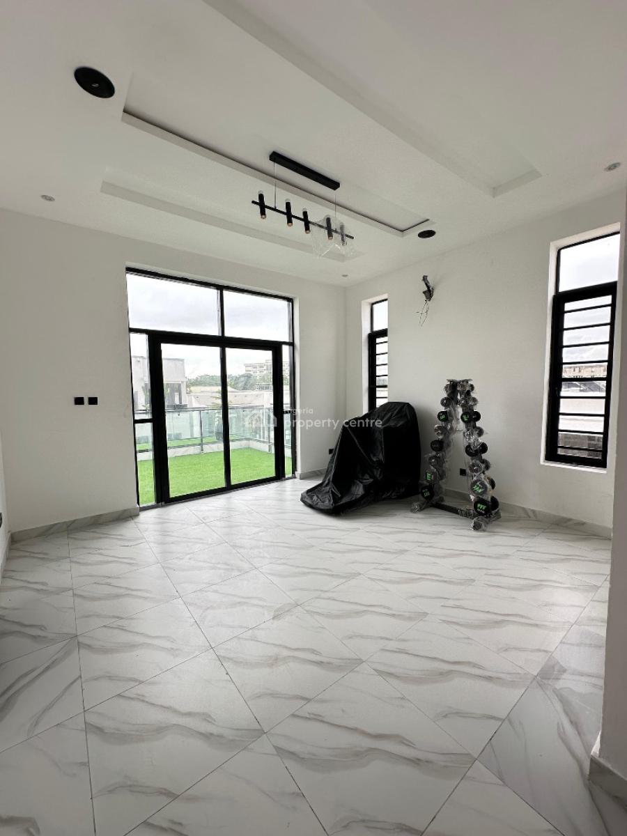5 Bedroom Detached with Bq, Cinema, Gym, Study Room, Pool, Rooftop Ter, Chevron, Lekki, Lagos, Detached Duplex for Sale