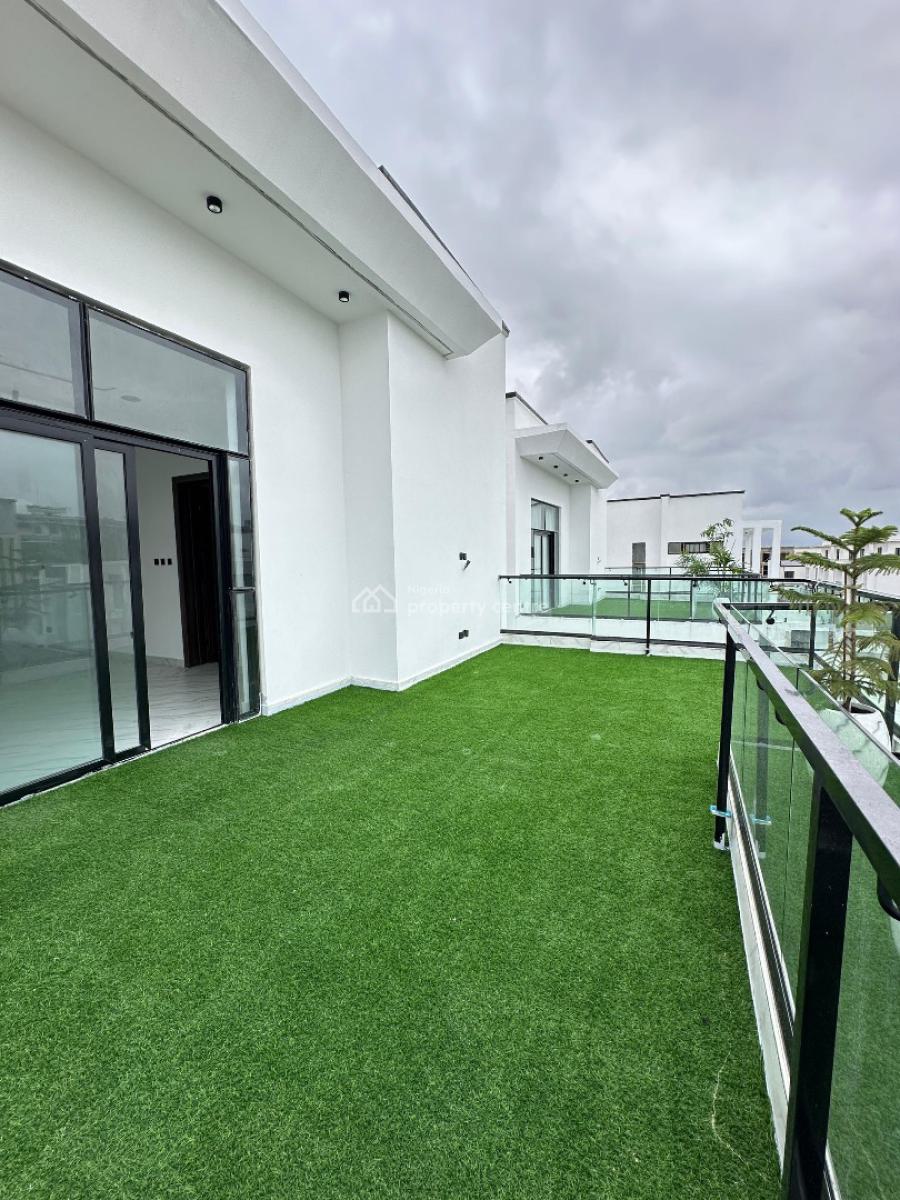 5 Bedroom Detached with Bq, Cinema, Gym, Study Room, Pool, Rooftop Ter, Chevron, Lekki, Lagos, Detached Duplex for Sale