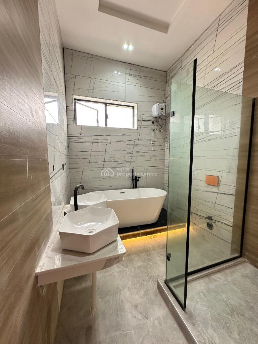 Spacious 4 Bedroom Fully Detached Duplex with Bq and Pool, Chevron, Lekki, Lagos, Detached Duplex for Sale