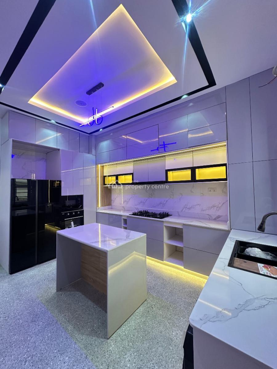 5 Bedroom Detached with Bq, Rooftop Terrace, Bar, Gym, Pool & Cinema, Chevron, Lekki, Lagos, Detached Duplex for Sale