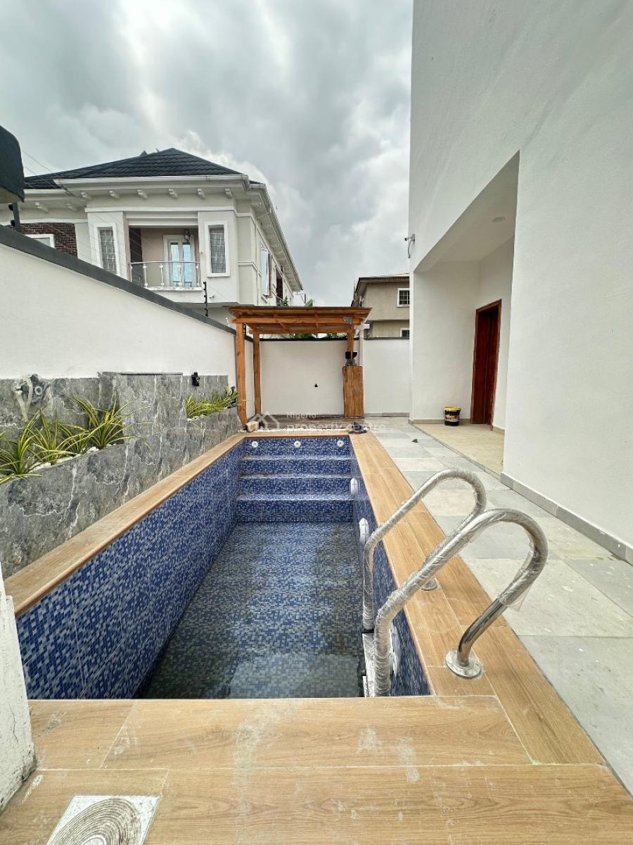 5 Bedroom Detached with Bq, Rooftop Terrace, Bar, Gym, Pool & Cinema, Chevron, Lekki, Lagos, Detached Duplex for Sale