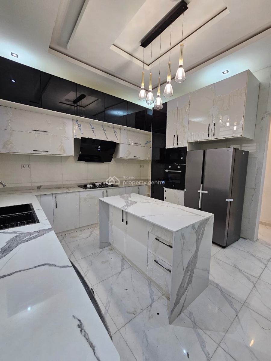 Spacious 5 Bedroom Fully Detached Duplex with Bq and Pool, Chevron, Lekki, Lagos, Detached Duplex for Sale