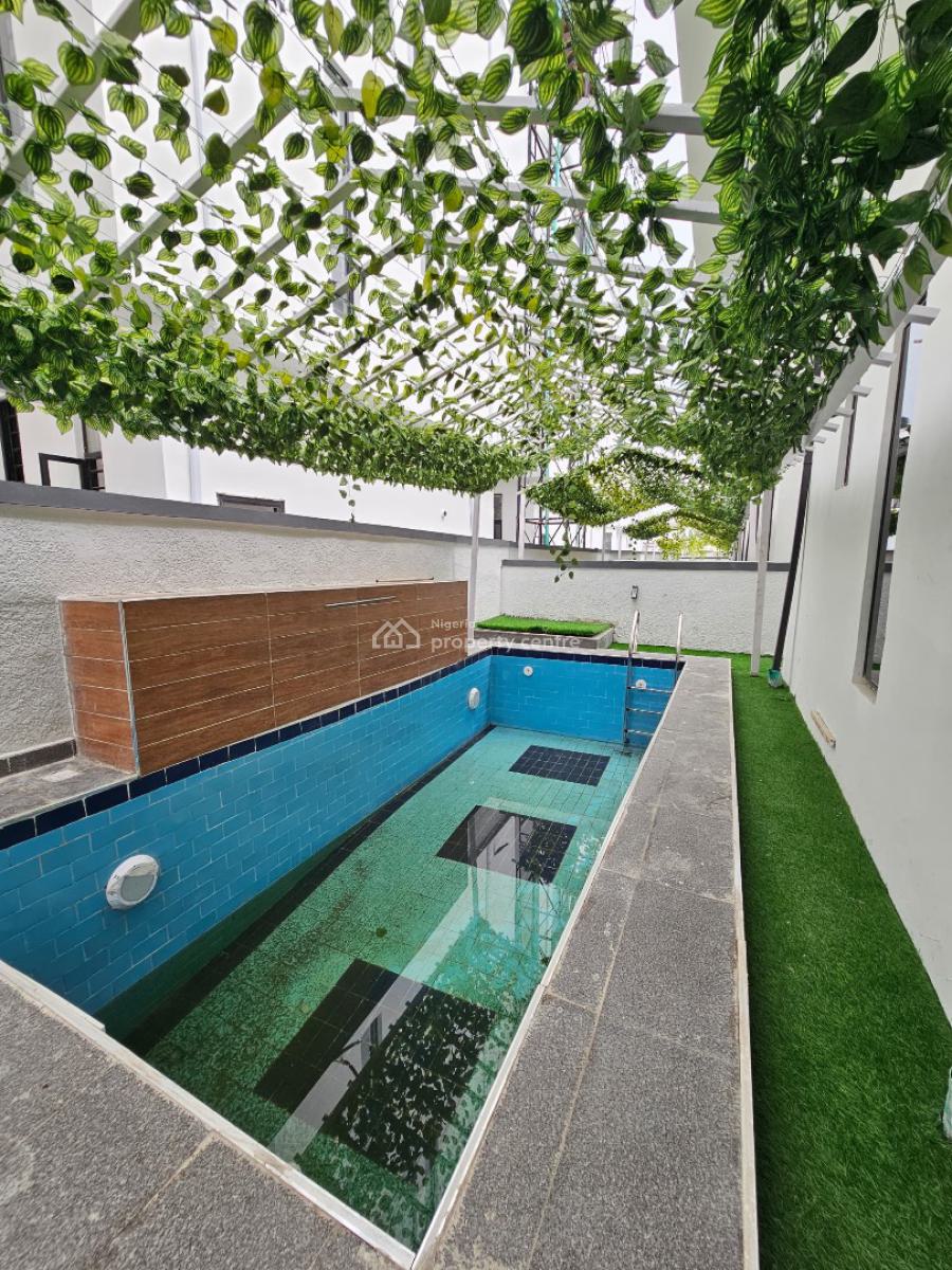 Spacious 5 Bedroom Fully Detached Duplex with Bq and Pool, Chevron, Lekki, Lagos, Detached Duplex for Sale