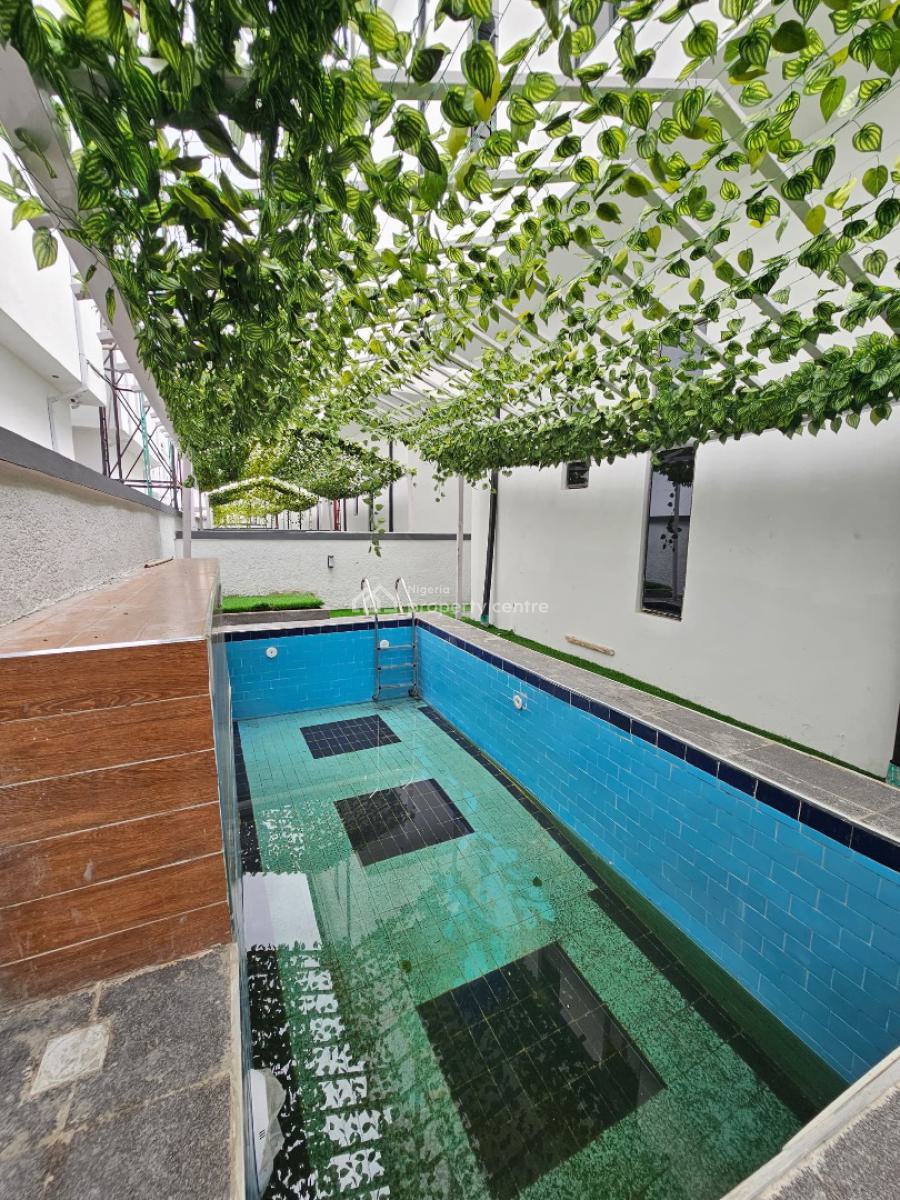 Spacious 5 Bedroom Fully Detached Duplex with Bq and Pool, Chevron, Lekki, Lagos, Detached Duplex for Sale