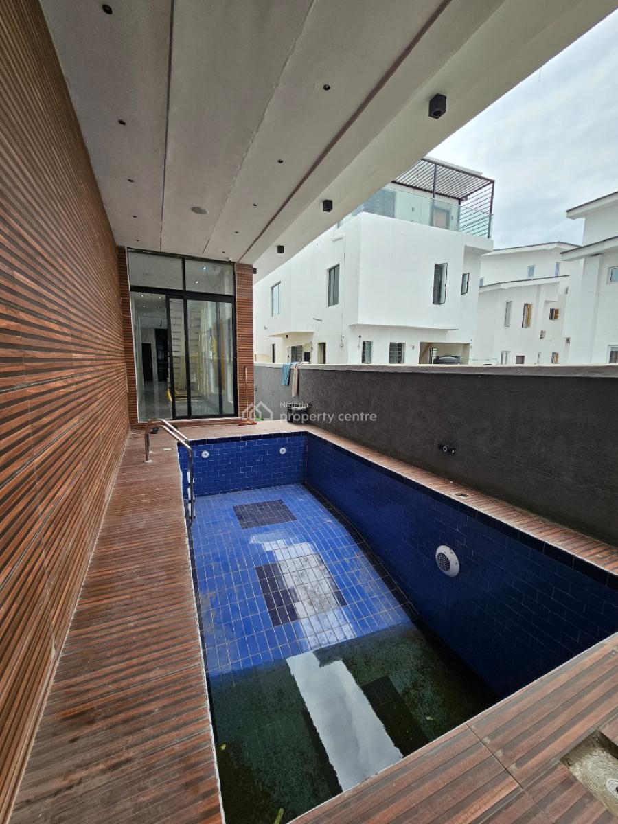 Spacious 5 Bedroom Detached with Bq, Home Office and Pool, Chevron, Lekki, Lagos, Detached Duplex for Sale