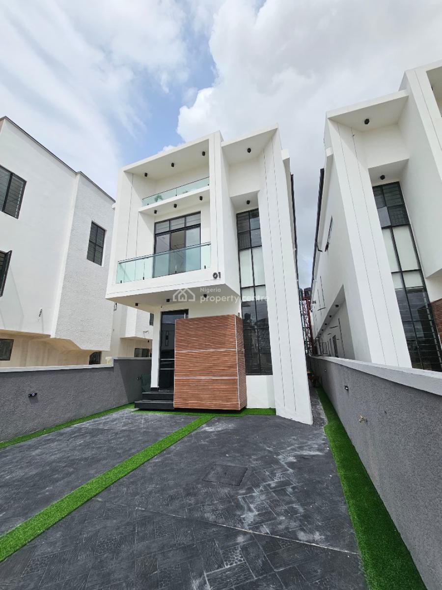 Spacious 5 Bedroom Detached with Bq, Home Office and Pool, Chevron, Lekki, Lagos, Detached Duplex for Sale
