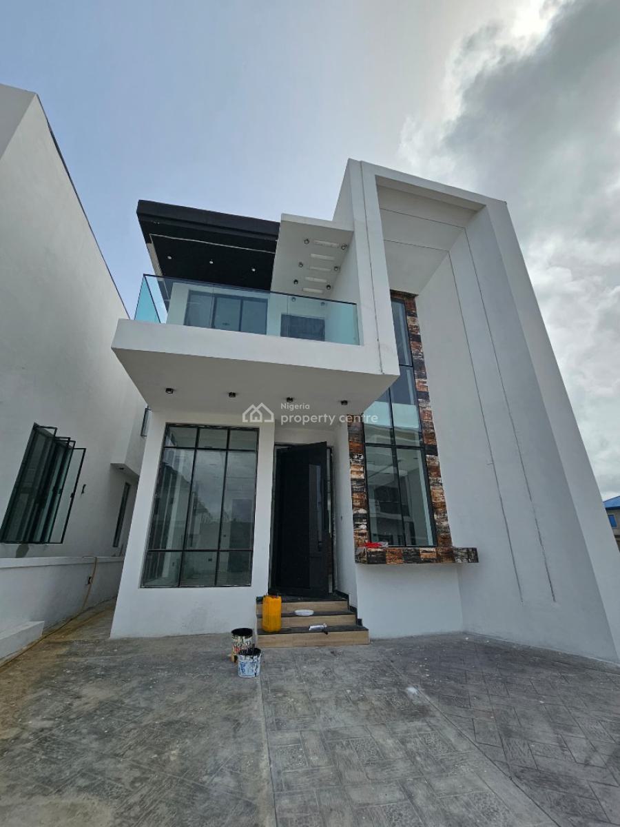 Spacious 5 Bedroom Fully Detached Duplex with Bq and Pool, Chevron, Lekki, Lagos, Detached Duplex for Sale