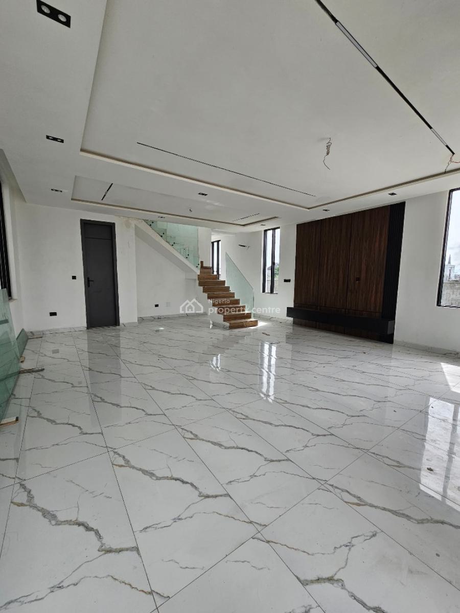 Spacious 5 Bedroom Fully Detached Duplex with Bq and Pool, Chevron, Lekki, Lagos, Detached Duplex for Sale