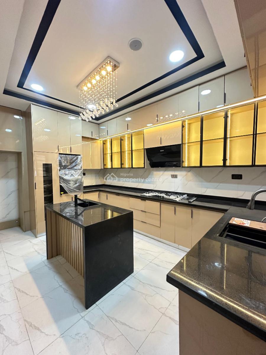 Spacious 5 Bedroom Detached Duplex with Bq and Rooftop Terrace, Chevron, Lekki, Lagos, Detached Duplex for Sale