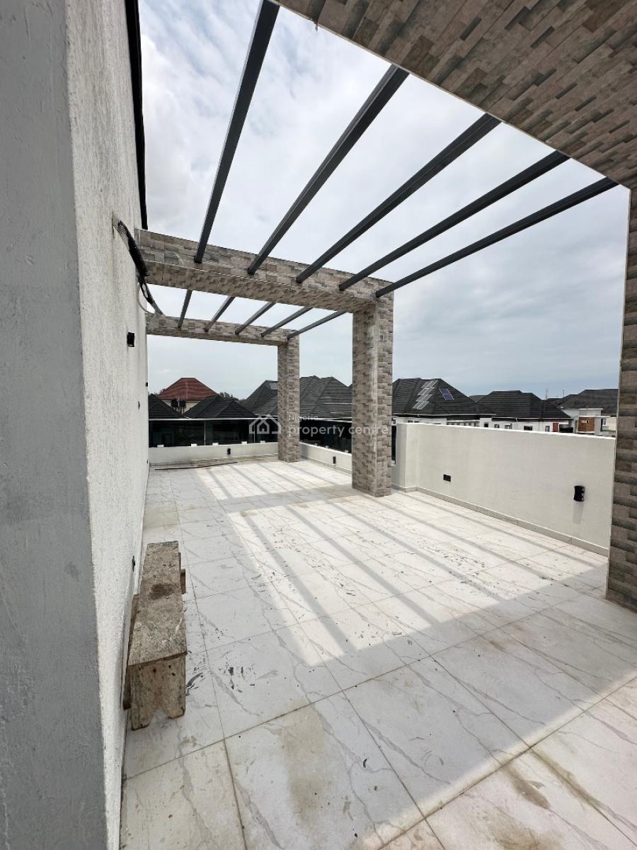 Spacious 5 Bedroom Detached Duplex with Bq and Rooftop Terrace, Chevron, Lekki, Lagos, Detached Duplex for Sale