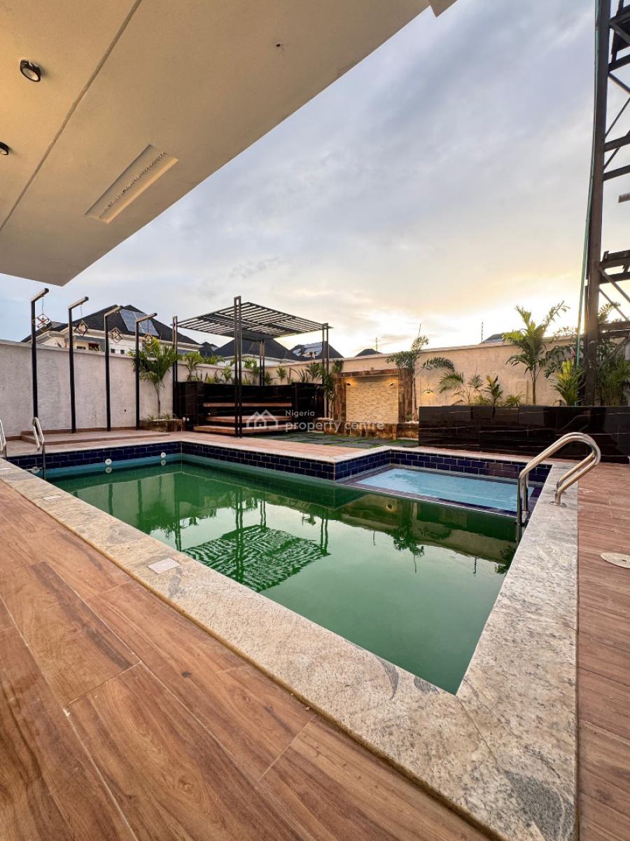 Luxury 5 Bedroom Detached with Outdoor Lounge, Cinema, Gym and Pool, Chevron, Lekki, Lagos, Detached Duplex for Sale