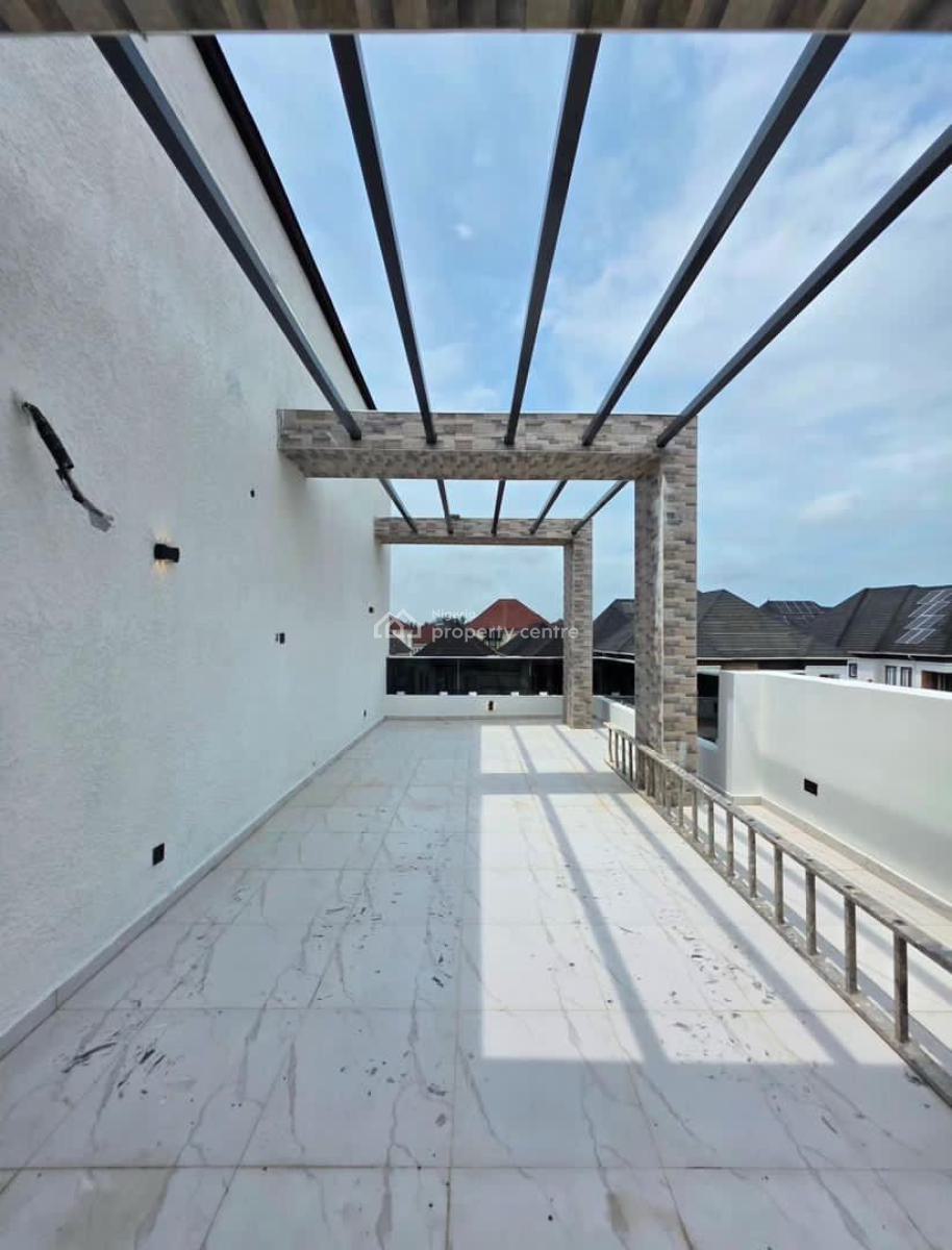 Spacious 5 Bedroom Detaced Duplex with Bq and Rooftop Terrace, Chevron, Lekki, Lagos, Detached Duplex for Sale