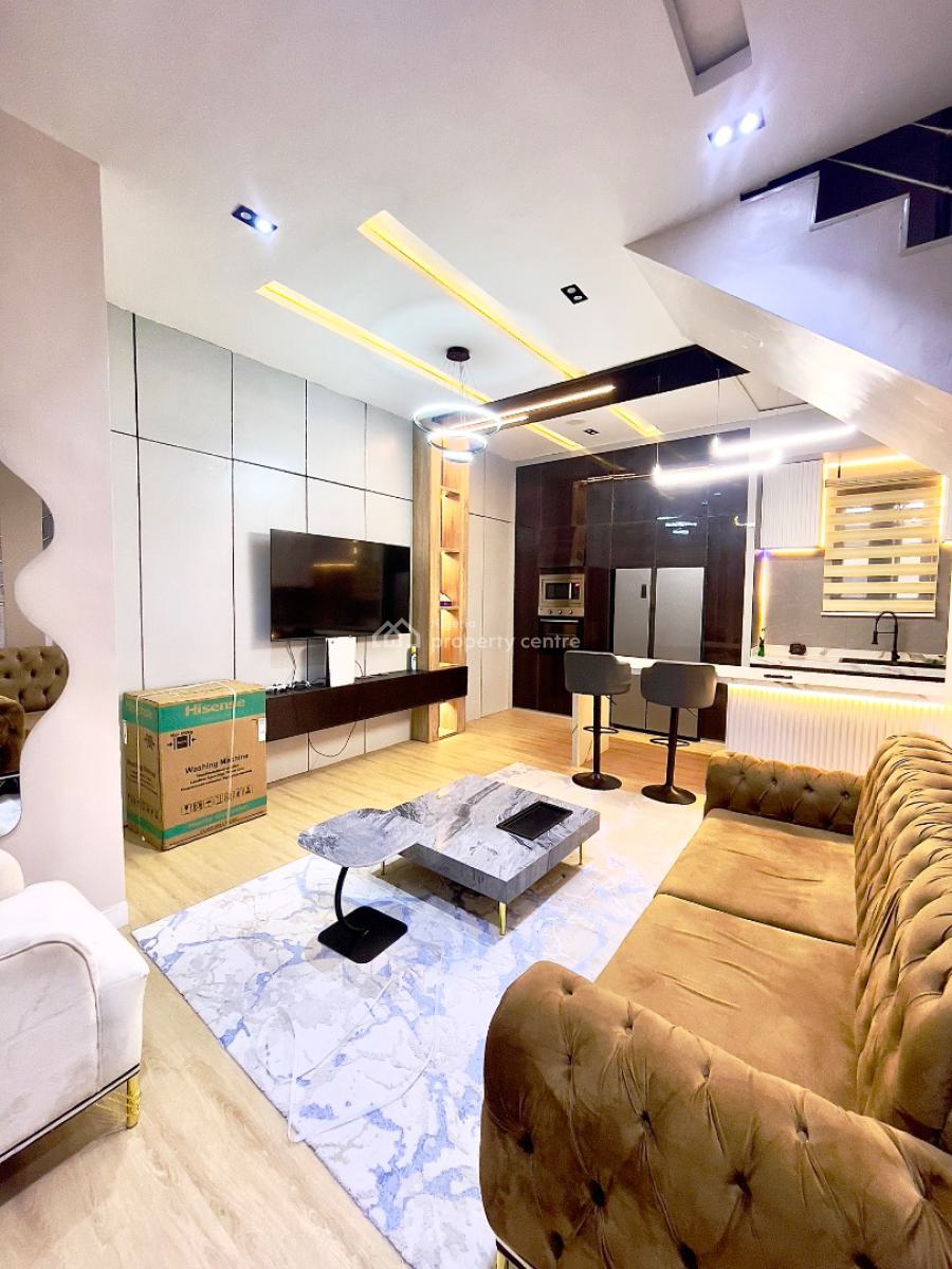Tastefully Furnished 2 Bedrooms Terraced Duplex with Ps5, Inverter, Ajah, Lagos, Terraced Duplex for Rent