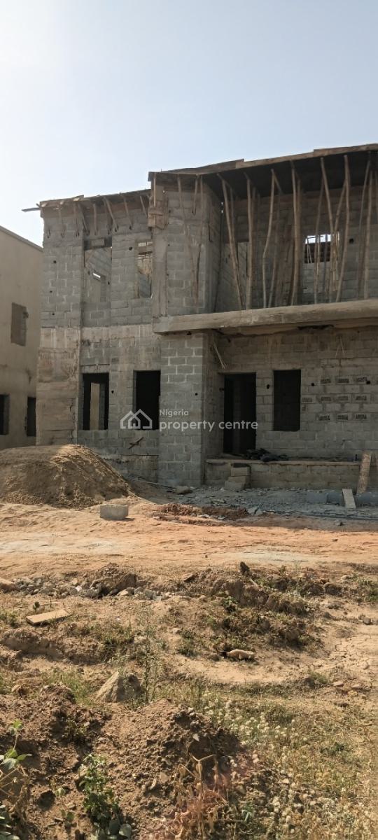 4 Bedroom Plus Bq Fully Detached Duplex Carcass, Gudu, Gaduwa, Abuja, Detached Duplex for Sale