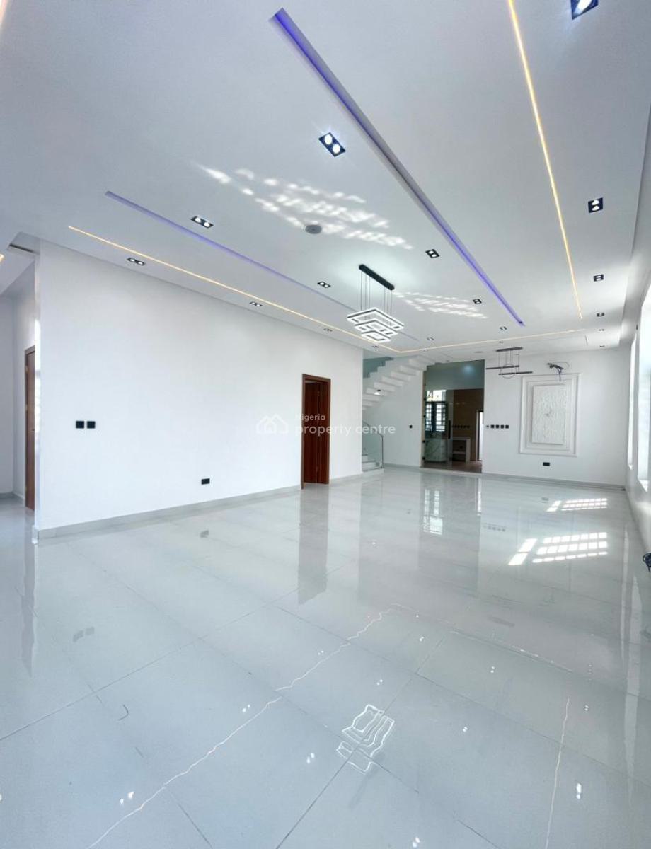 Elegant 5 Bedroom Duplex with a Pool, Bq,automated Curtains, Ajah, Lagos, House for Sale