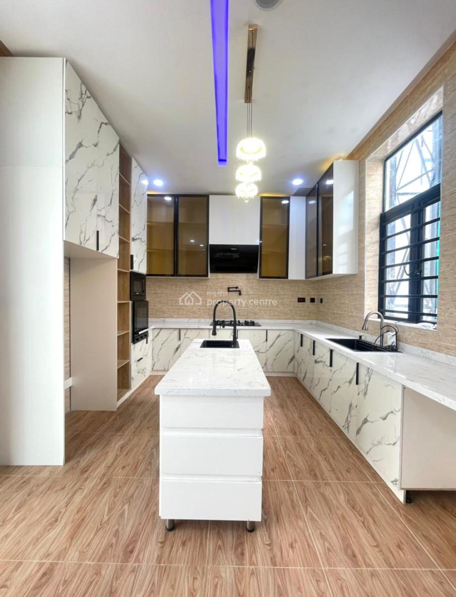Elegant 5 Bedroom Duplex with a Pool, Bq,automated Curtains, Ajah, Lagos, House for Sale