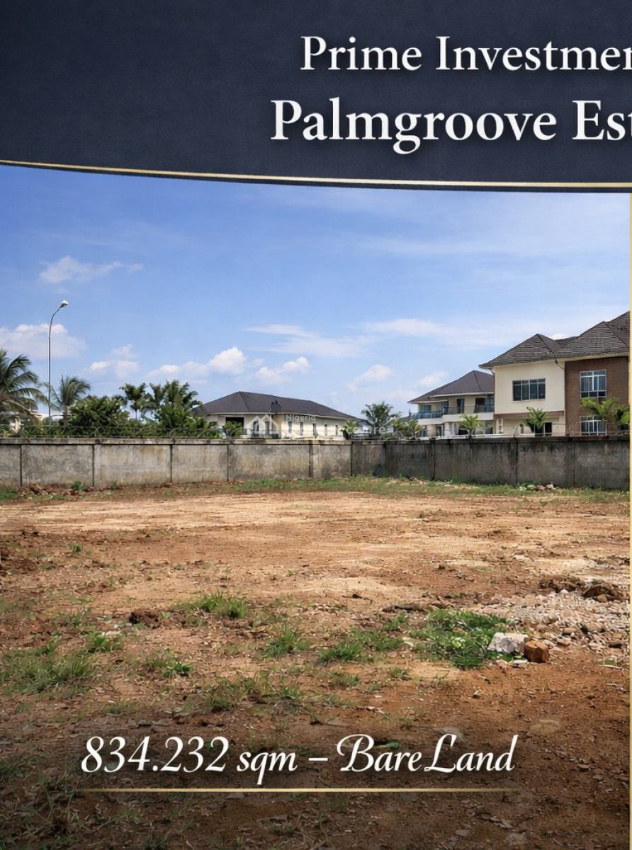 Bareland Land Measuring 834.232sqm., Palmgroove Estate, Ilupeju, Palmgrove, Ilupeju, Lagos, Residential Land for Sale