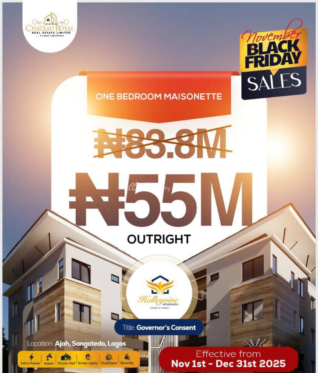 Own a Smart Luxury Home in Sangotedo --- Halleyvine Residence, Halleyvine Residence, Sangotedo, Ajah, Lagos, House for Sale