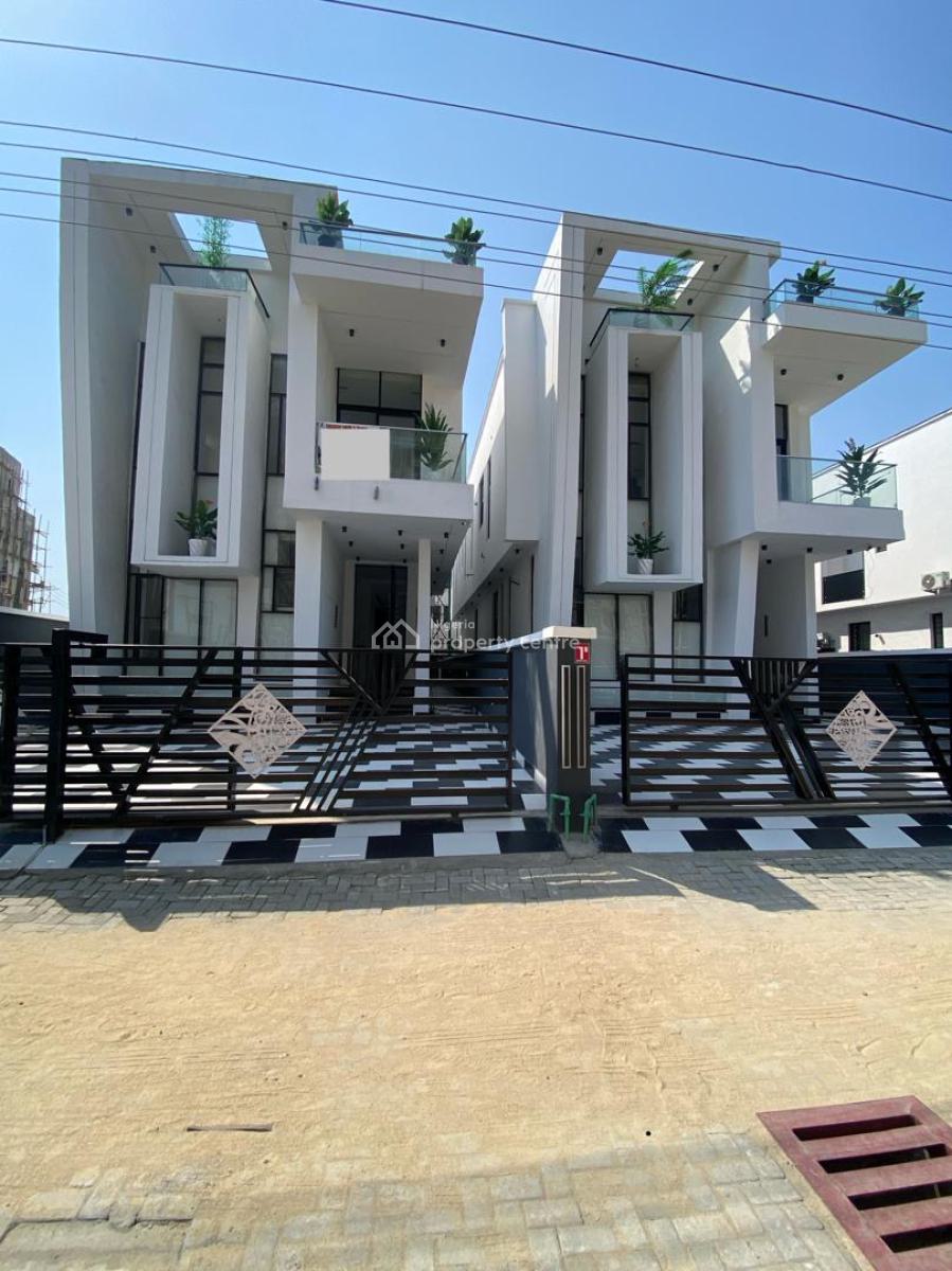 Newly Built 5 Bedroom Smart Home Duplex with 1 En-suite Bq, Gated Estate in Chevron, Lekki, Lagos, Detached Duplex for Sale