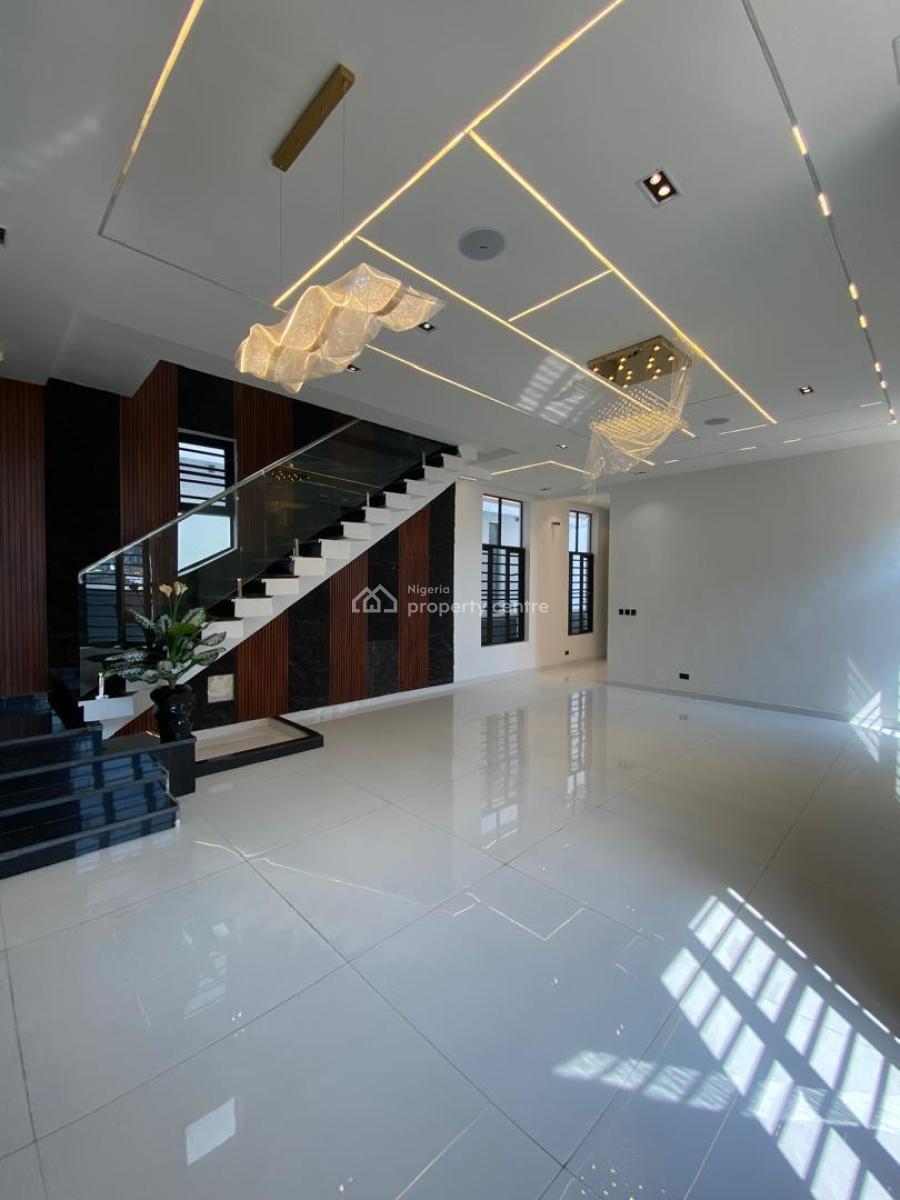 Newly Built 5 Bedroom Smart Home Duplex with 1 En-suite Bq, Gated Estate in Chevron, Lekki, Lagos, Detached Duplex for Sale