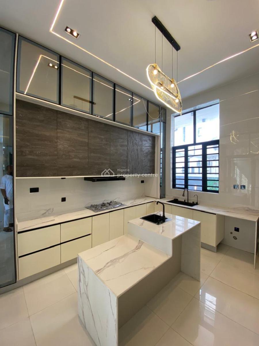 Newly Built 5 Bedroom Smart Home Duplex with 1 En-suite Bq, Gated Estate in Chevron, Lekki, Lagos, Detached Duplex for Sale