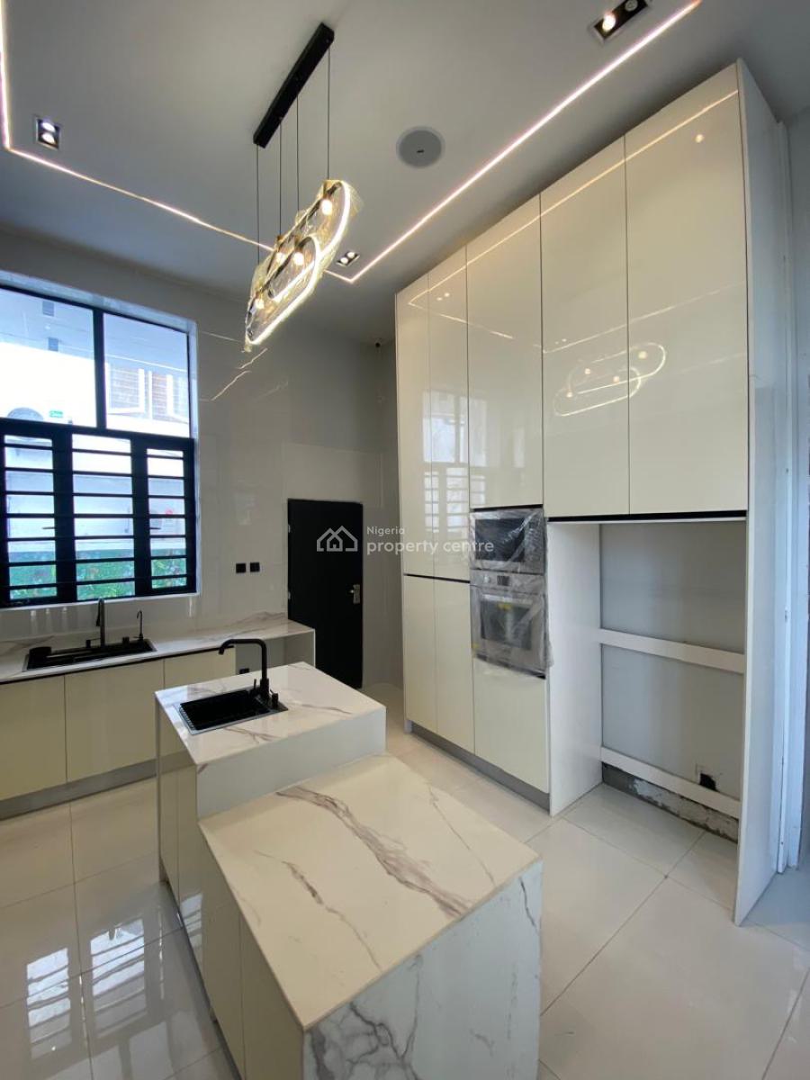 Newly Built 5 Bedroom Smart Home Duplex with 1 En-suite Bq, Gated Estate in Chevron, Lekki, Lagos, Detached Duplex for Sale