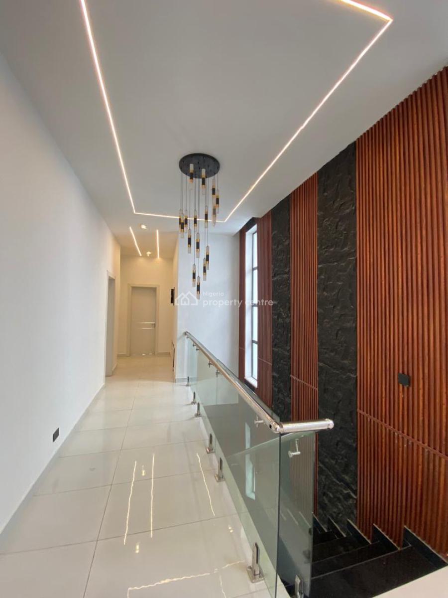 Newly Built 5 Bedroom Smart Home Duplex with 1 En-suite Bq, Gated Estate in Chevron, Lekki, Lagos, Detached Duplex for Sale