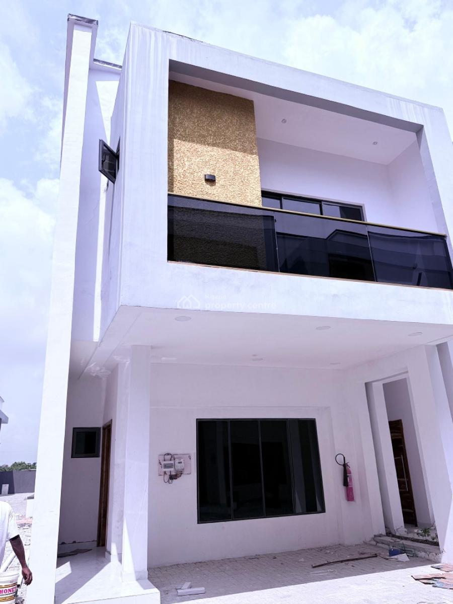 Brand New Serviced 3 Bedroom Terrace Duplex + Bq, Swimming Pool, Ajayi Apata, Abijo, Lekki, Lagos, Terraced Duplex for Rent