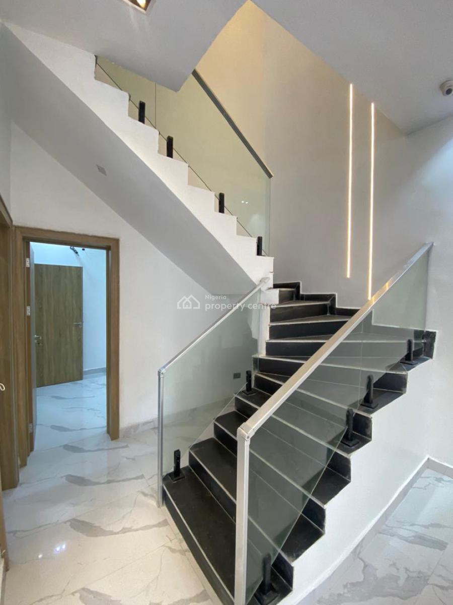 Newly Built 4 Bedroom Duplex with 1 En-suite Maid Room, Gated Estate in Chevron, Lekki, Lagos, Detached Duplex for Sale