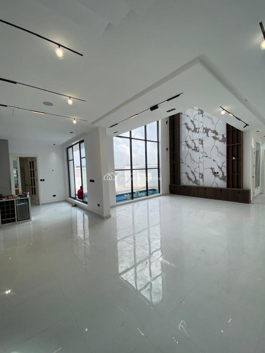 Newly Built 5 Bedroom Design Duplex with 1 En-suite Maid Room, Gated Estate in Chevron, Lekki, Lagos, Detached Duplex for Sale