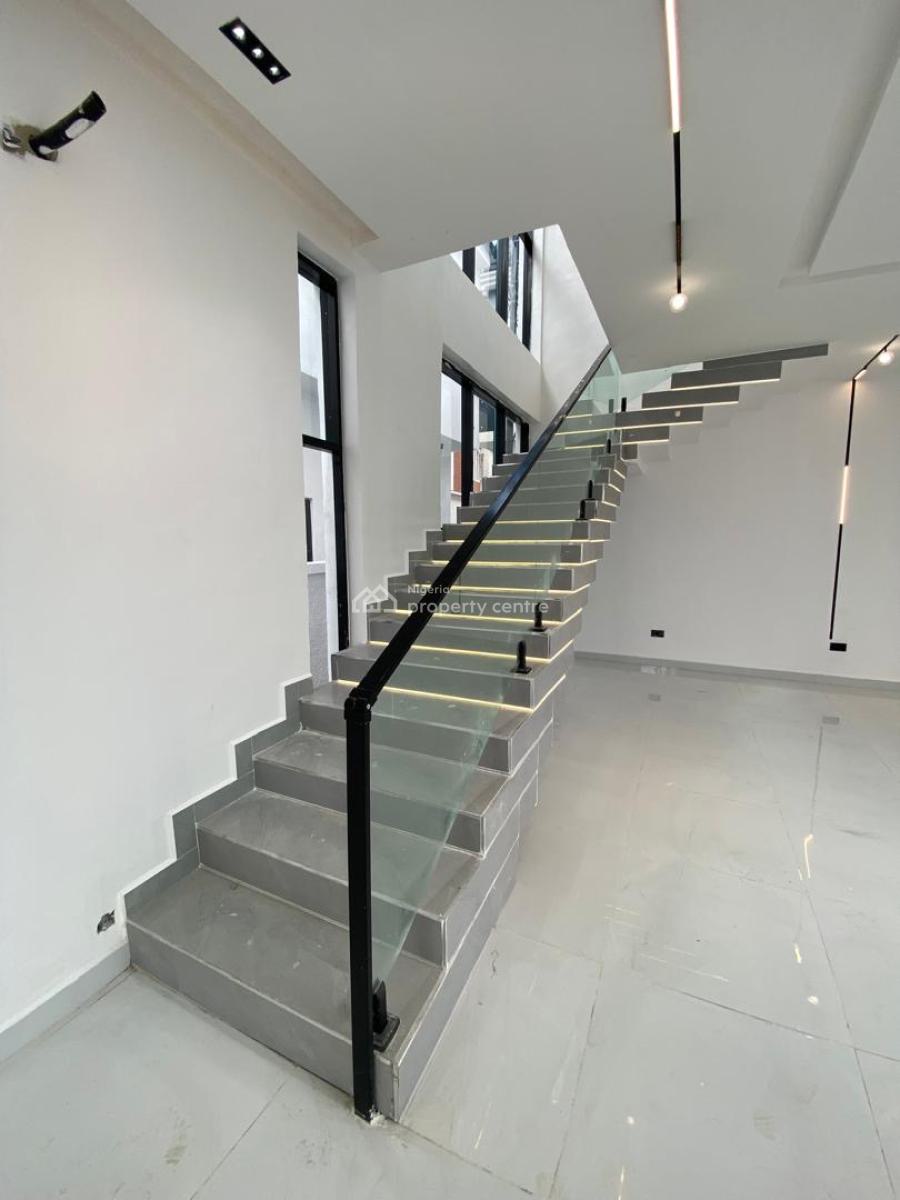 Newly Built 5 Bedroom Design Duplex with 1 En-suite Maid Room, Gated Estate in Chevron, Lekki, Lagos, Detached Duplex for Sale
