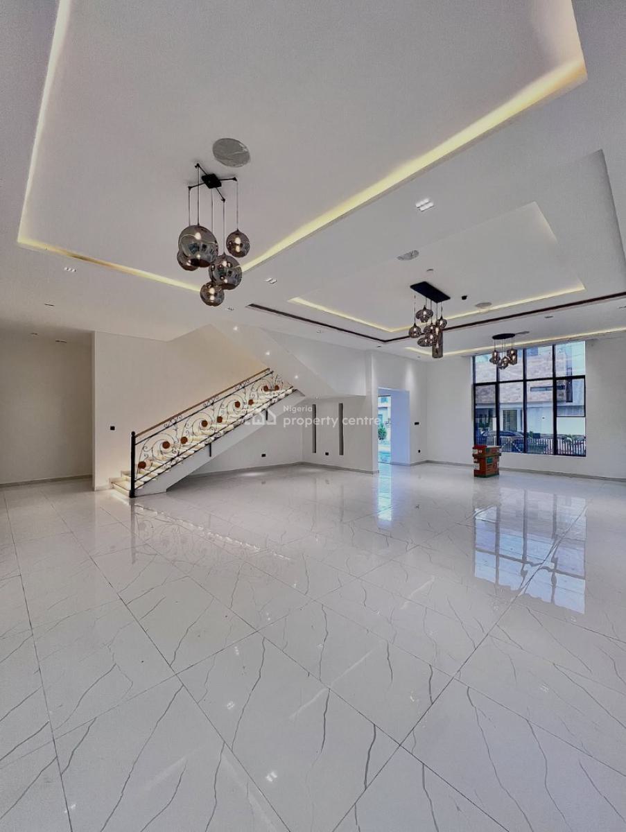5 Bedroom Duplex with Rooftop, Swimming Pool, Cinema, Northern Foreshore Estate Chevron, Lekki, Lagos, Detached Duplex for Sale