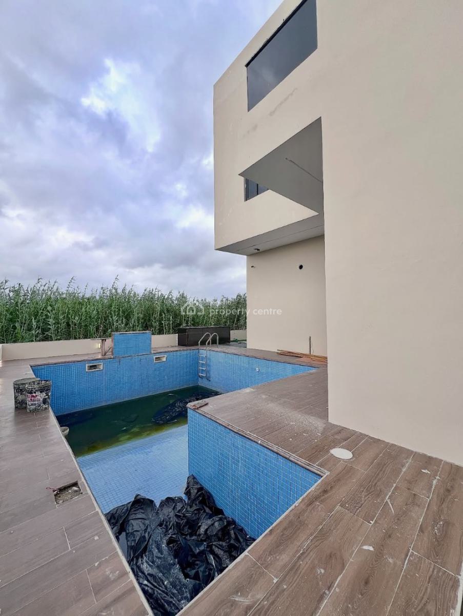 5 Bedroom Duplex with Rooftop, Swimming Pool, Cinema, Northern Foreshore Estate Chevron, Lekki, Lagos, Detached Duplex for Sale