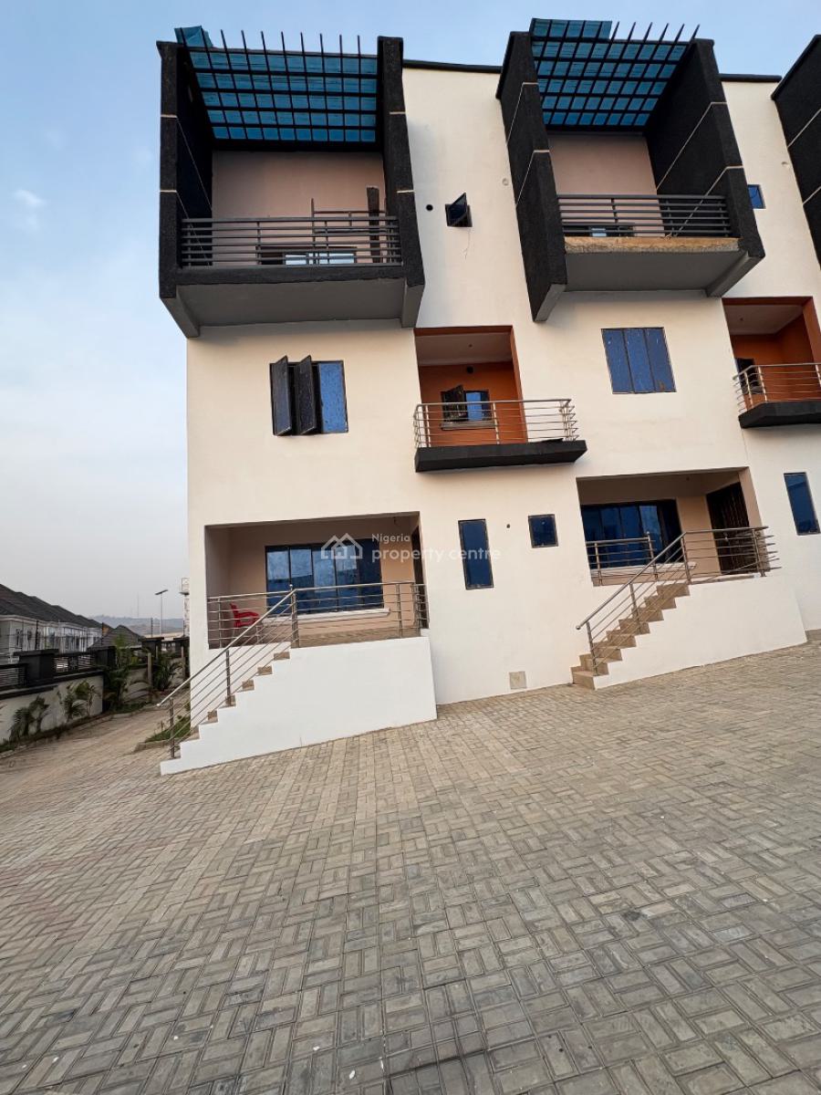 Newly Built 4 Bedroom Terrace Duplex with Bq, Corner Piece, Katampe (main), Katampe, Abuja, Terraced Duplex for Sale