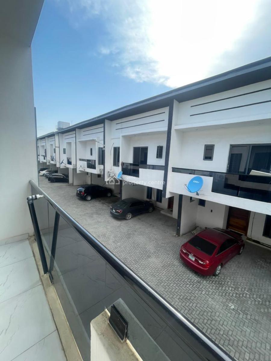 Partly Furnished 4 Bedroom Terrace Duplex + Solar, Ikota, Lekki, Lagos, Terraced Duplex for Rent