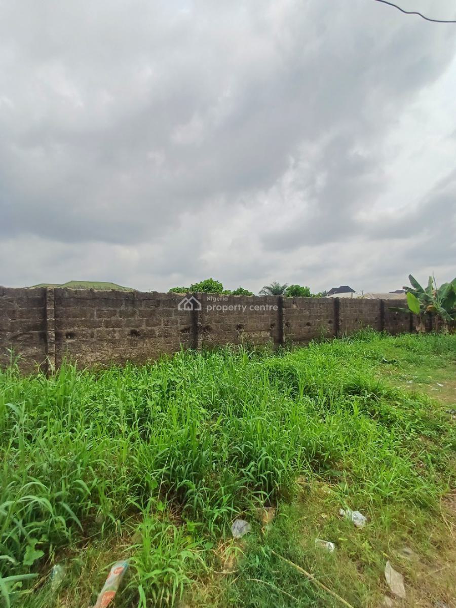 Fenced 1 and Half Plots, Ozuoba, Port Harcourt, Rivers, Residential Land for Sale