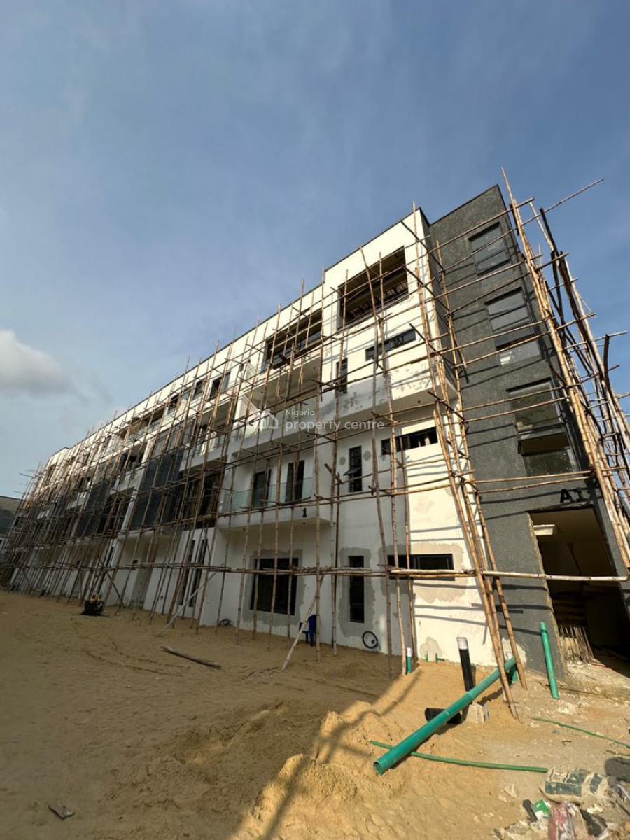 Stunningly Detailed 4 Bedroom Terrace + Bq, Beautifully Built Home with Study, Bq in a Fully Residential Estate, Ikate, Lekki, Lagos, Terraced Duplex for Sale