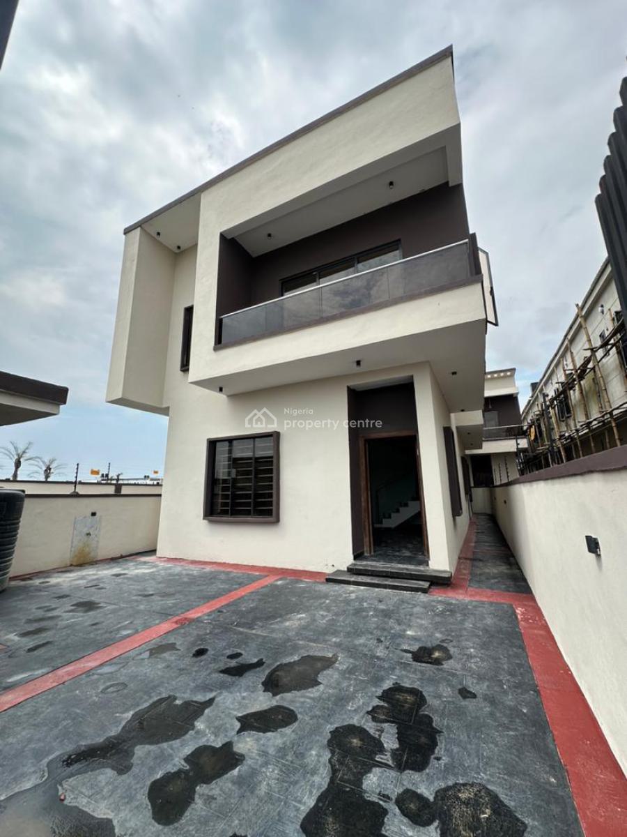 Beautifully Designed 4 Bedroom Fully Detached + Bq, Abraham Adesanya, Lekki, Lagos, Detached Duplex for Sale