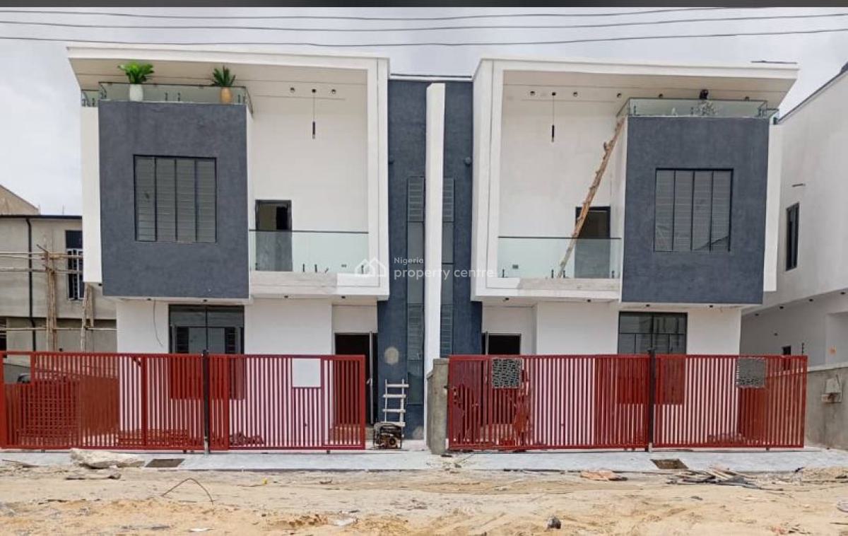 4 Bedroom Semi Detached Duplex, Lekki Palm City, Ajah, Lagos, House for Sale