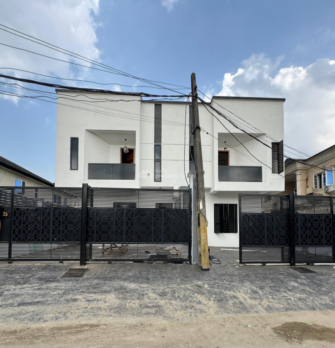 Lovely 4 Bedroom Semi Detached Duplex with a Room Bq., Gbagada, Lagos, Detached Duplex for Sale