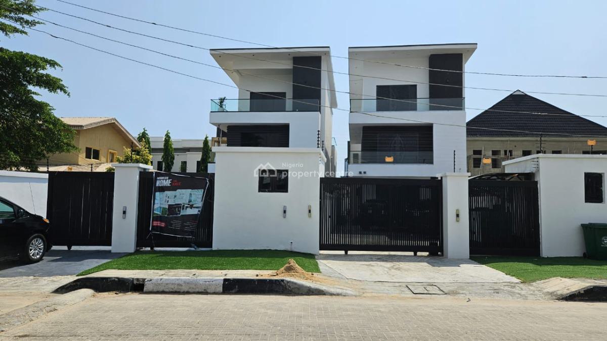 Fully Detached 5 Bedroom 2 Storey Duplex, Atlantic View Estate, Lekki Phase 2, Lekki, Lagos, Detached Duplex for Sale