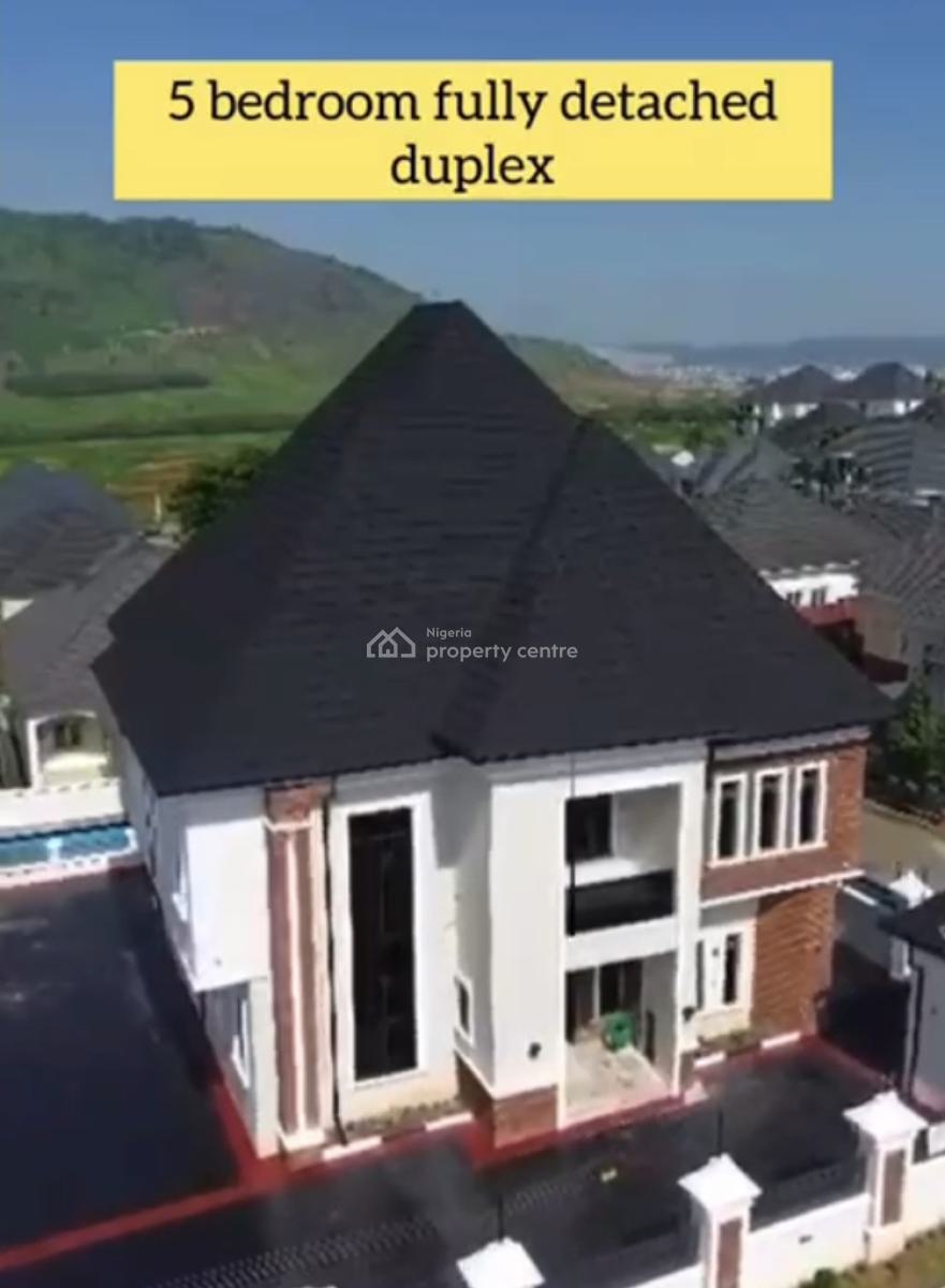 Brand New 5-bedroom Fully Detached Duplex with 2 Rooms Bq, Man Global Estate, Gwarinpa, Abuja, Detached Duplex for Sale